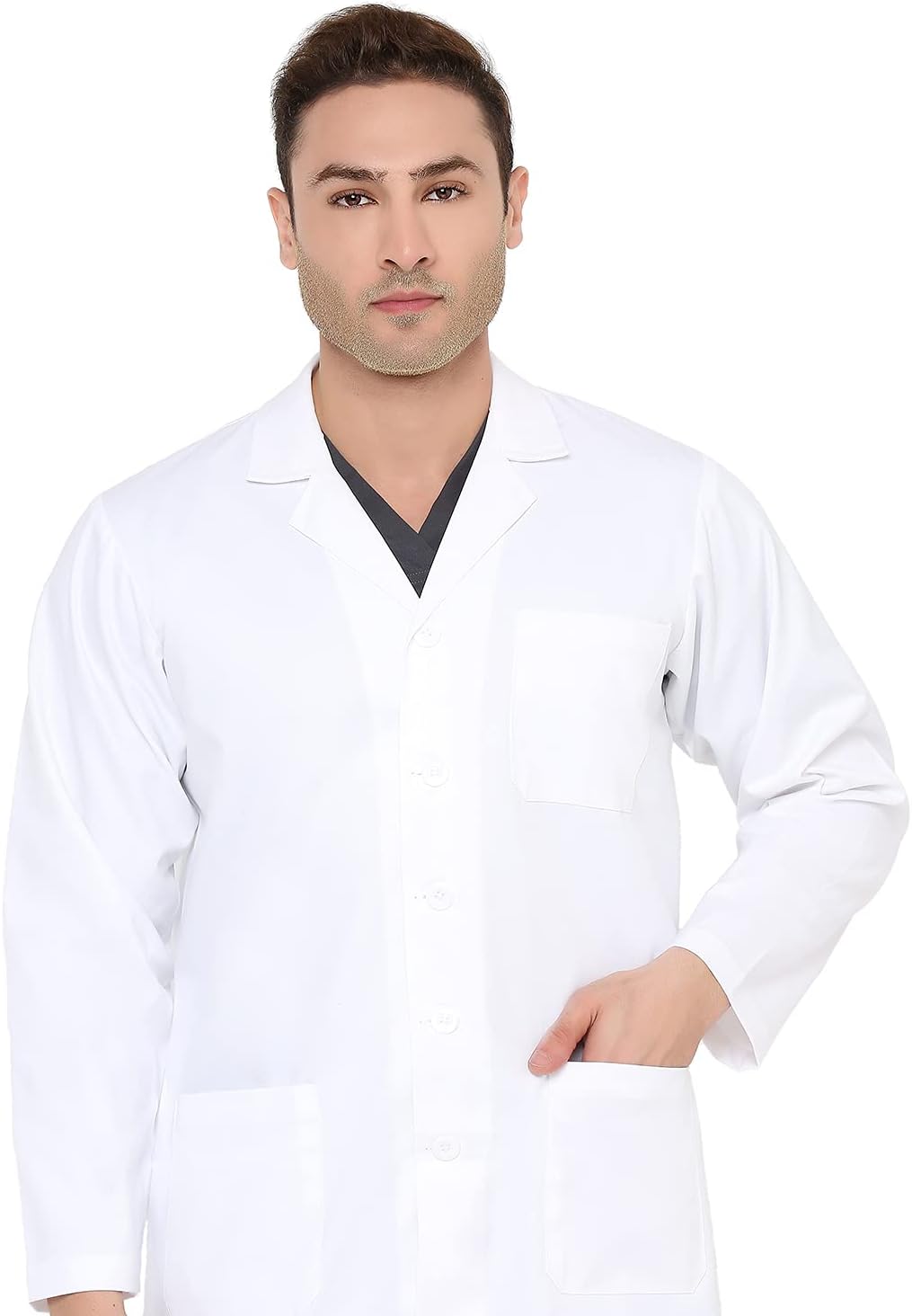 Associated Uniforms Premium Doctor's Lab Coat (S-36, WHITE)