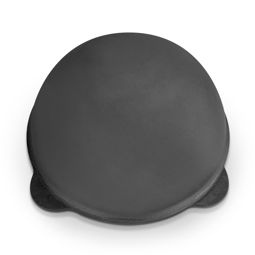 Kazan - Tapa de hierro fundido de 6 l de aluminio fundido de 33,5 cm de diámetro para Plov uzbeko de fondo plano WOK плов казан Kazan horno de fuego учак
