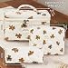 Imagen de Aucuu 3PC Bolsa de Maquillaje de Algodón