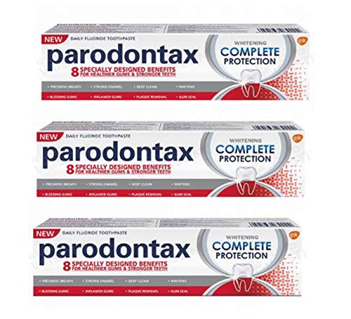 Parodontax Komplettschutz Aufhellung Zahnpasta-Set, 3 x 75 ml Cover