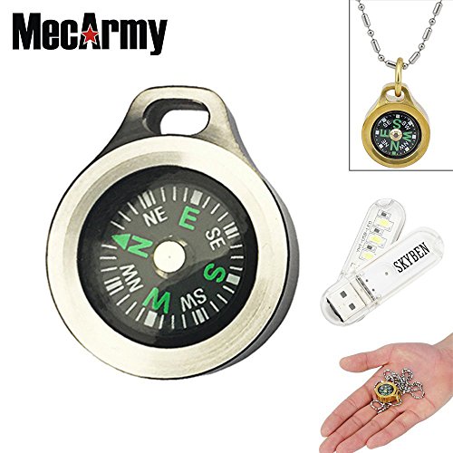 SKYBEN MecArmy CMP Compass Waterproof Hiking Military Navigation EDC Compass, Designed for Everyday