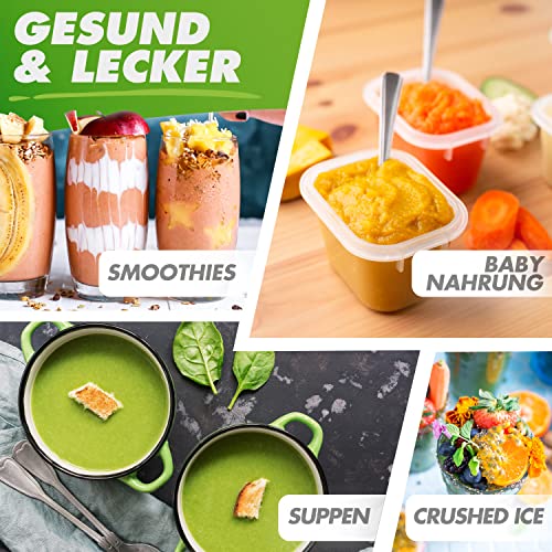 NUTRI-BLENDER MAX Blenders met kan 2000 W standmixer smoothie smoothiemaker professionele mixer blender - 2L Tritan, BPA-vrij, 9 niveaus, digitale timer - Afbeelding 6