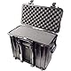 PELI 1440 Schützender Koffer mit Top Loader Design, Trolley Koffer, Reisekoffer, IP67 Wasser- und Staubdicht, 34L Volumen, Mit Schaumstoffeinlage (Anpassbar), Farbe: Schwarz