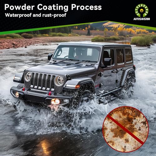 Estribos Running Boards para Jeep Wrangler JL 2018-2026 4 puertas miniatura 3