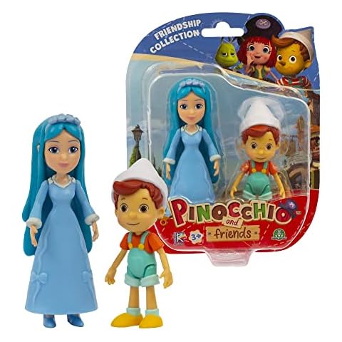 Giochi Preziosi Pinocchio And Friends Action Figure Twin Pack - Pinocchio and The Fairy With Turquoise Hair Action Figures Cover