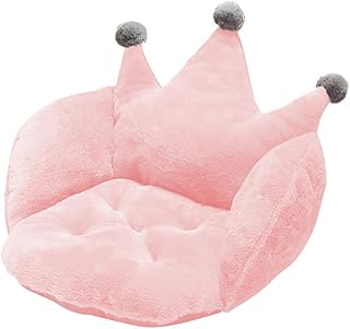 Wood.L Almohadilla De Asiento Acolchada para Sofá Y Sillón De Felpa Cojín Grueso De Algodón para Asiento De Coche con Correas, para Comedor, Jardín, Cocina, Silla De Cocina, Cojín Acolchado