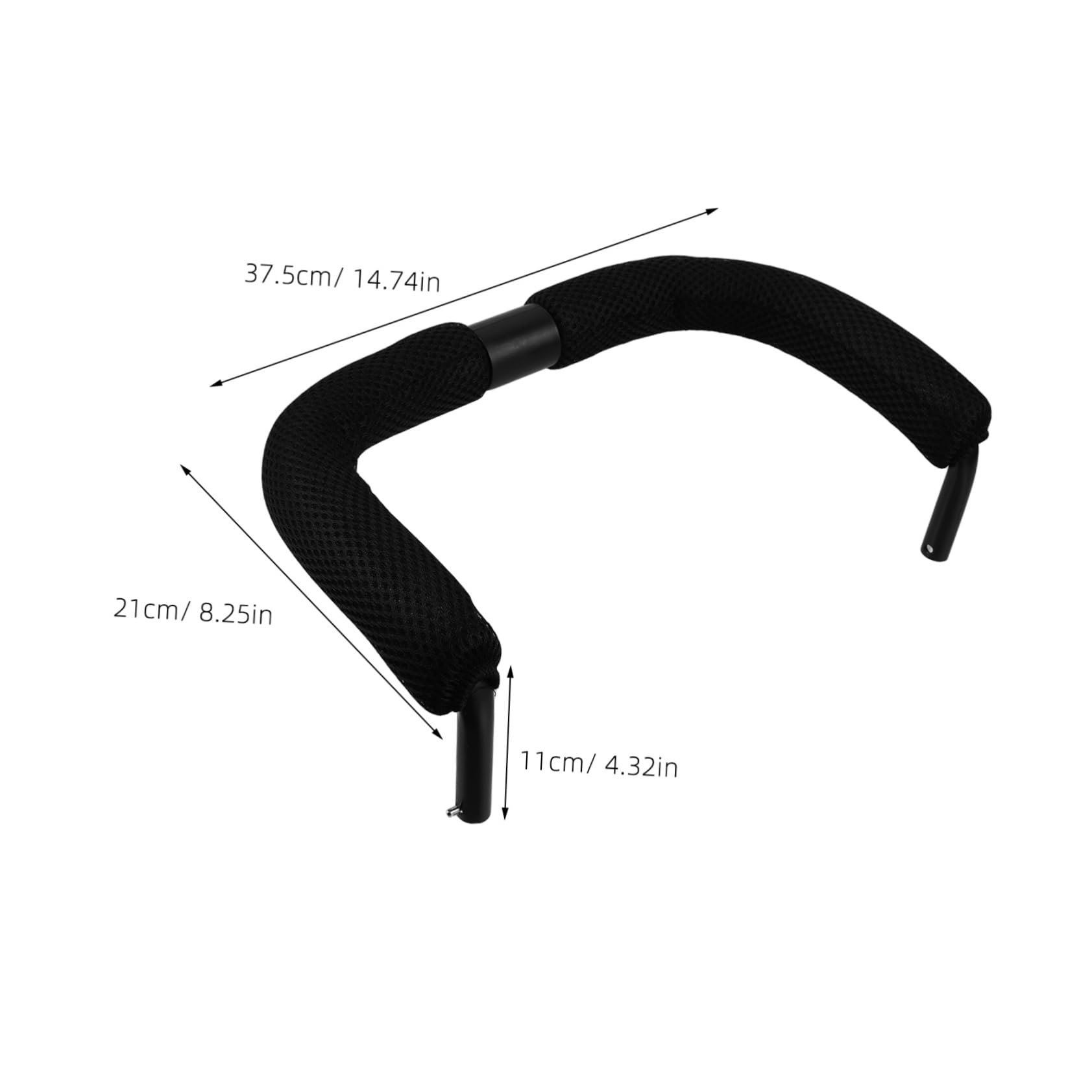 GARVALON Universal Baby Stroller Guardrail Padded Sponge Bumper Bar Safety Handlebar Protector for Pram Accessories Easy Install - Image 2