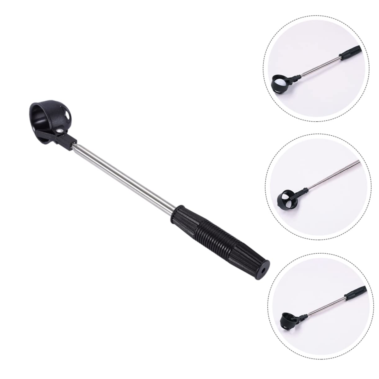balacoo Pcs Stainless Steel Golf Ball Retriever Anti-Slip Grip Telescopic Picker for Ball Collection