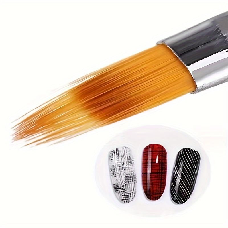 1pc Professional Nail Art Brush Gel Manicure Brush for Gradient Designs DIY Nail Art Tools for Home Salon — view 4