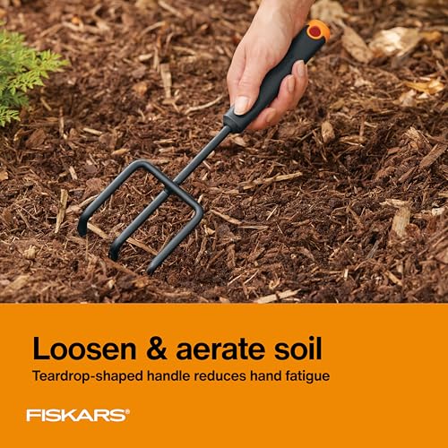 Fiskars Vegetable Garden Tool Set with Vegetable Shears, Seed Sower, Trowel, Cultivator, Weeder, and L/XL Garden Gloves for Indoor or Outdoor Gardening (6 Piece Kit) - Image 4