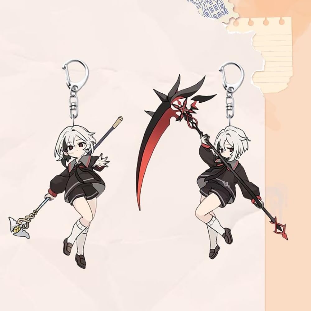 Amazon.co.jp: [Denve] 原神 仆人 アルレッキーノ キーボルダー