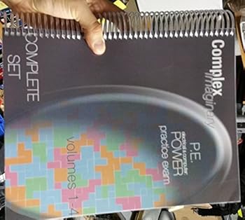 Spiral-bound P. E. Electrical and Computer Power Practice Exams, Complete Set Book