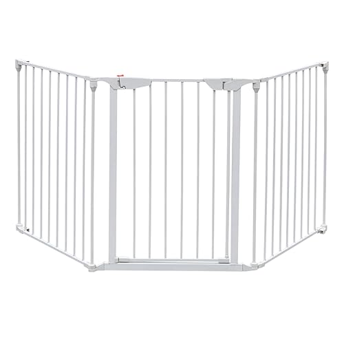 Bonnlo - Puerta de seguridad metálica ancha