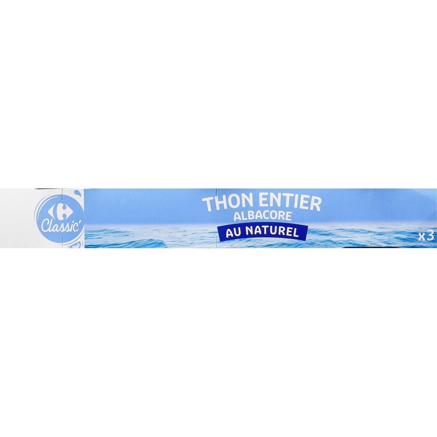 Repas pratiques et savoureux avec le thon entier albacore au naturel CARREFOUR, format malin 3x56g pour toute la famille - Lot de 4