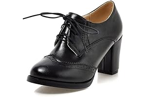 Oxford Shoes for Women Heel: Elevate Your Style with Vintage Charm