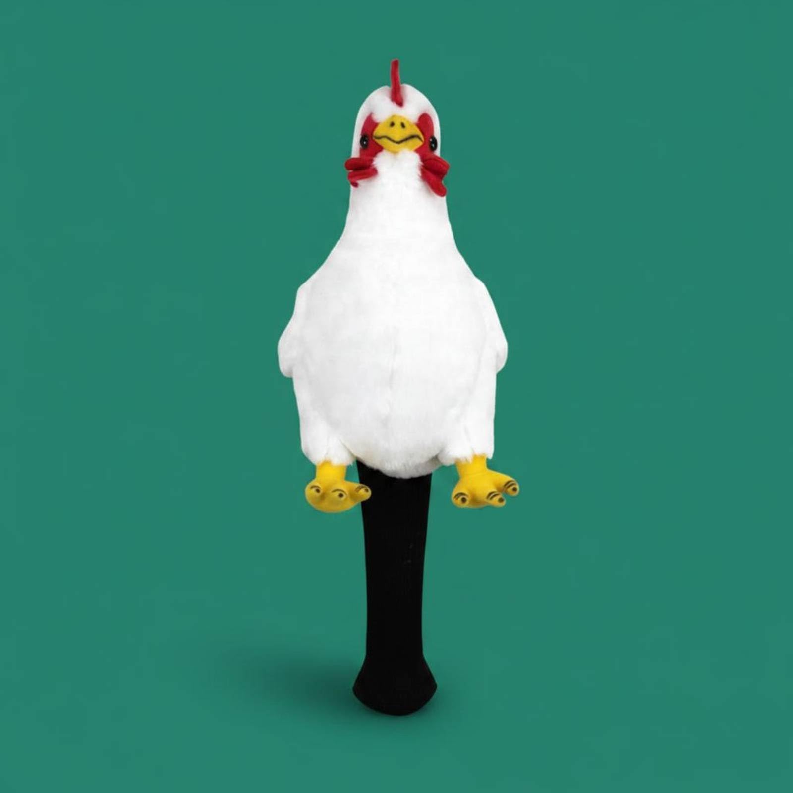 Couvre-Driver en Peluche Rembourré, Housse de Driver Golf Doux, Protection Tête Anti-Rayures et Anti-Poussière, Accessoire de Golf