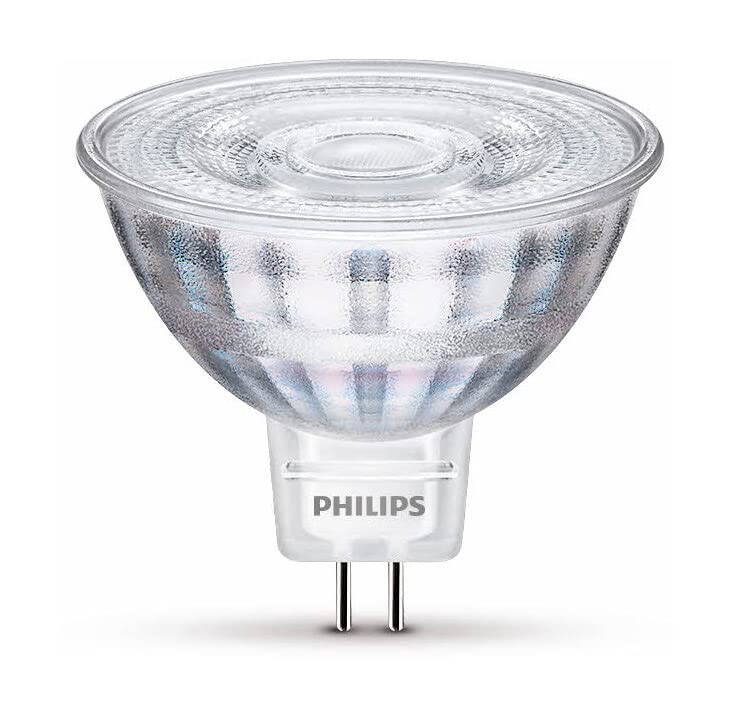 Philips LED GU5.3 Bulb, 20 W, Reflector, Silver, 36° Rotation, Warm White - Image 4