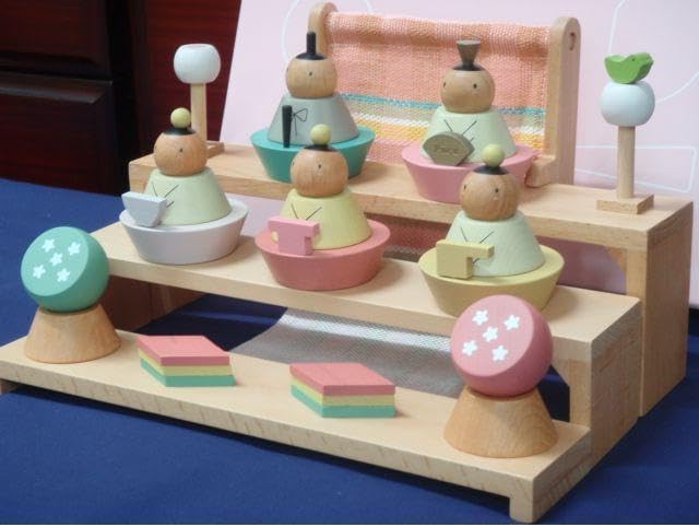 即納！込み♪Puca(プーカ)のひな人形 木製 組み木 お雛様 - A2Z-CN.COM