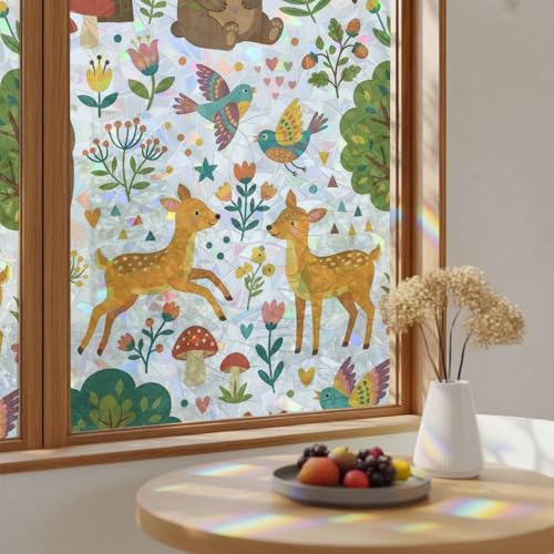 Vinilo decorativo para ventana película estática 19.6x39.3 miniatura 1