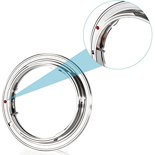 Fotasy Olympus Om Mount Classic Lens To Cannon Ef Ef-S Dslr Adapter, Om Ef Adapter, Om Efs, Infinity Focus, Compatible With Canon Eos 6D 5D Mark Iv Iii Ii 1Ds 1D 7D Ii 90D 80D 70D 1300D 1200D 760D #TOP5