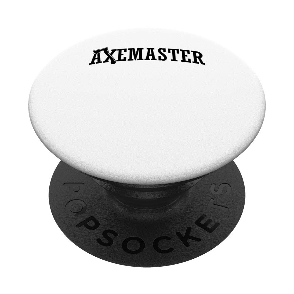Axe Throwing Axemaster Retro Hatchet Tossing Lumberjack PopSockets Grip and Stand for Phones and Tablets