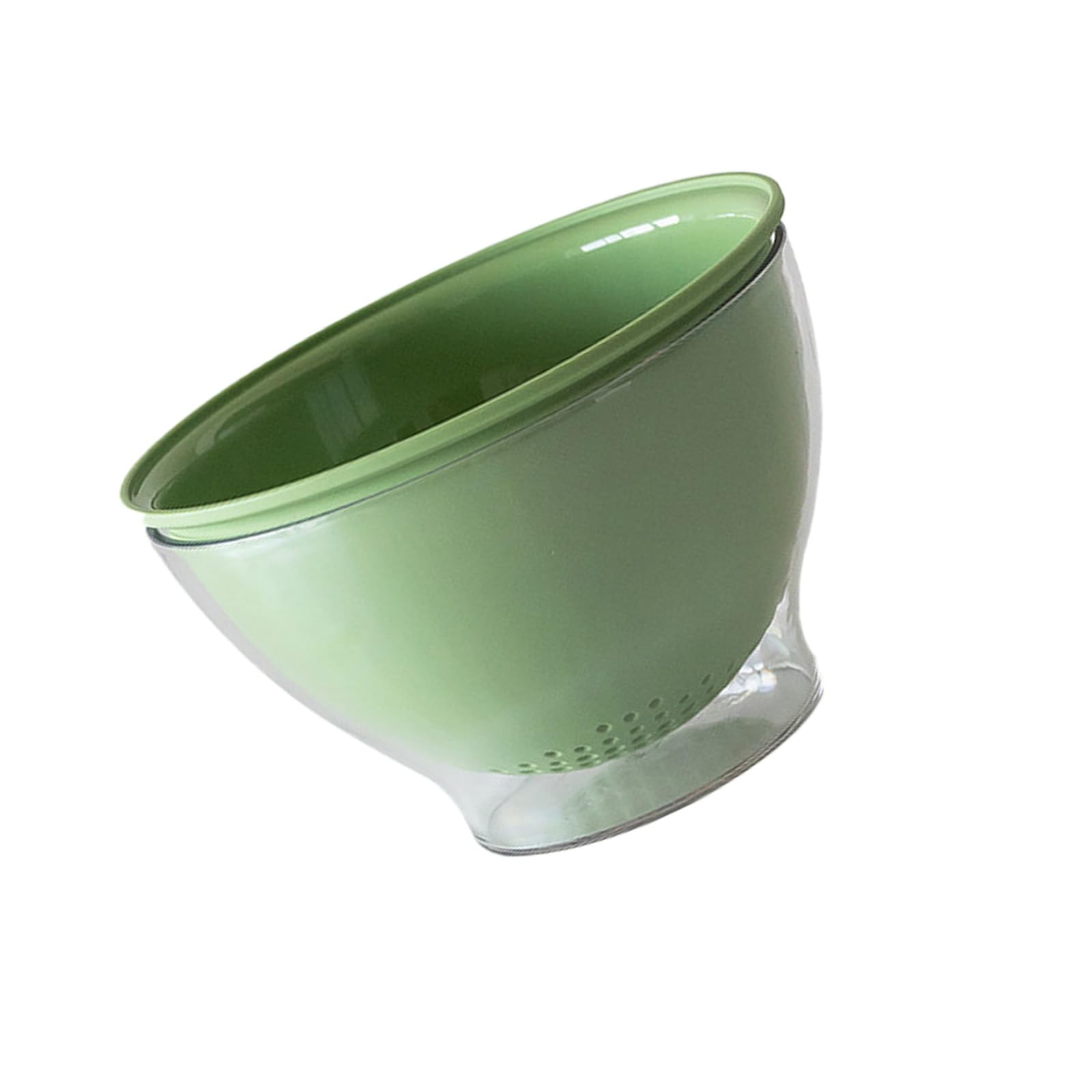 Jazuaiao Sturdy PET PP Materials Kitchen Strainer Basket Accessory for Draining Washing Vegetables Fruits Portable Size PET Colander and Strainer Set