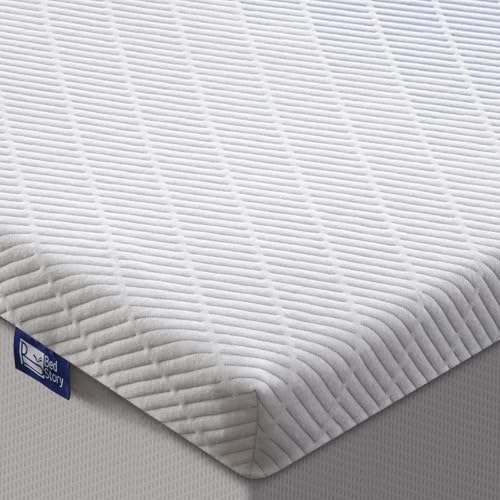 BedStory Memory Foam Mattress Topper Double, 3 Inch Cooling Mattress Topper Full, Enhanced Comfort & Pressure Relief, Medium Firm Bed Topper with Breathable Cover, Non-Slip, CertiPUR-US Certified