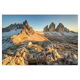 artboxONE Poster 60x40 cm Natur DREI Zinnen Südtirol - 