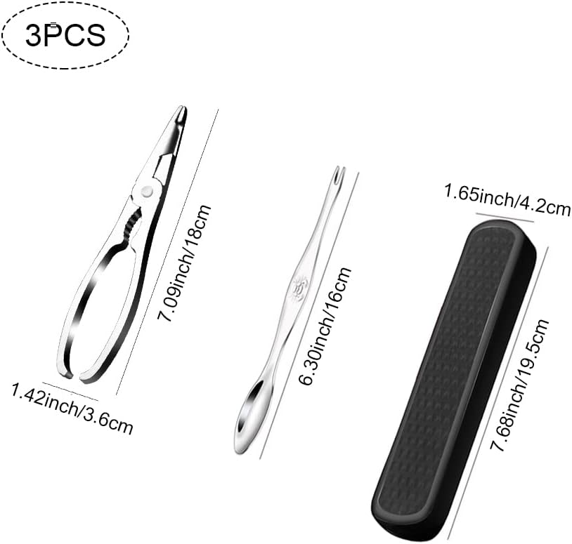Crab Crackers Crab Legs Clip Crab Pliers Stainless Steel Seafood Tool Durable Crab Picker Kit