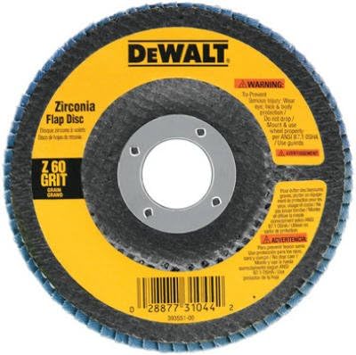 Zirconia Flap Discs - 4-1/2" x 7/8" 60 grit zirconia flap disc wheel [Set of 10]