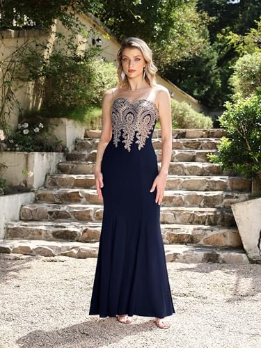 Image of BABYONLINE D.R.E.S.S. Formal Dresses for Women Bodycon Mermaid Appliques Lace Elegant Prom Dress XIN262