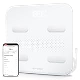 Smart Scale for Body Weight, Digital Bathroom Scale with BMI, Body Fat, Muscle Mass, Bluetooth Body Fat Scale, 13 Body Composition Scale Apple Health Compatible, Rechargeable 400lb