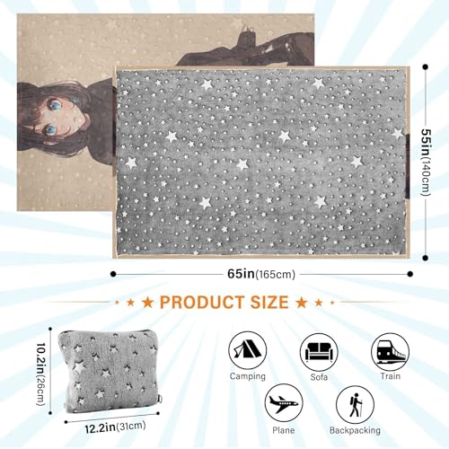 Manta para sofá negra transpirable para cama y salón de invierno unisex 5