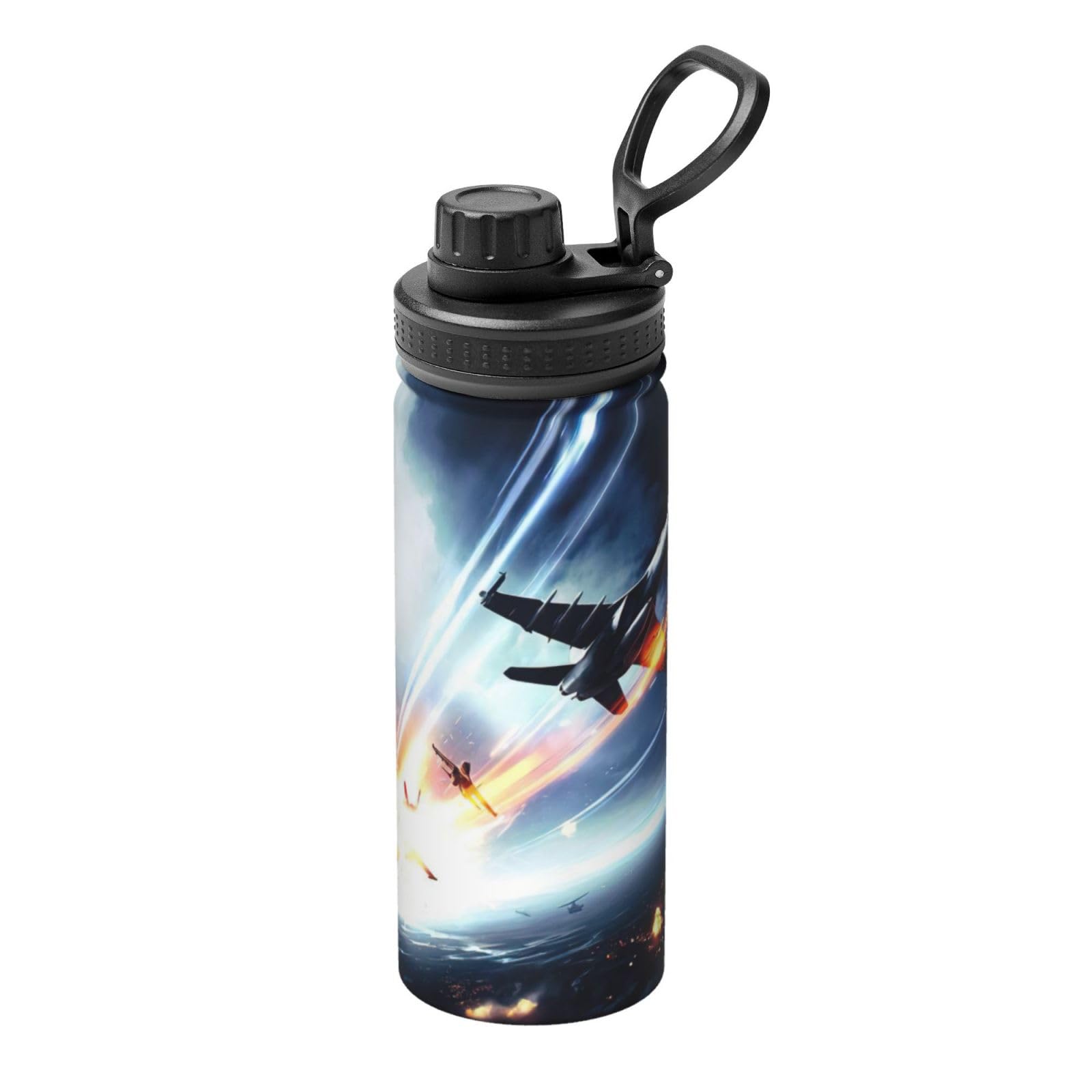 Bouteille d'eau isotherme 532ml en inox gourde sport étanche