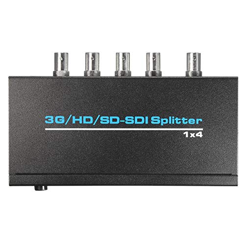 UseMost 1x4 3G/HD/SD-SDI Video Splitter BNC 1 In 4 Out Distributor 1920 * 1080p For HDTV Switcher