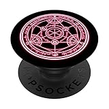Blackcraft Human Transmutation Circle Witch Symbol PopSockets PopGrip: Swappable Grip for Phones &...