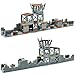 ZHX Military Base Building Brick Set for Army Minifigure War Accessories, Defence Base Guard Tower Guns Weapons Building Block Toy for Kids 8 10 12 14 Years