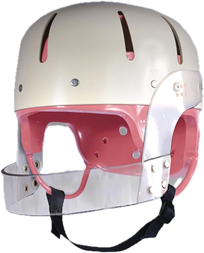 Danmar Hard Shell Helmet with Face Bar (X-Small, Pink)
