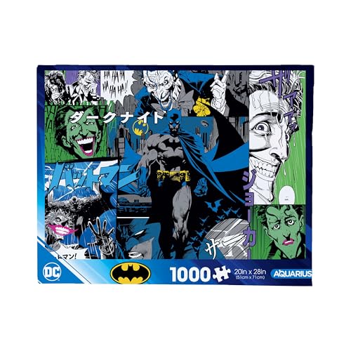 Aquarius Batman Manga 1000 Piece Jigsaw Puzzle - Glare Free - Precision Fit - Officially Licensed DC Comics' Merchandise & Collectibles - 20x28 Inches