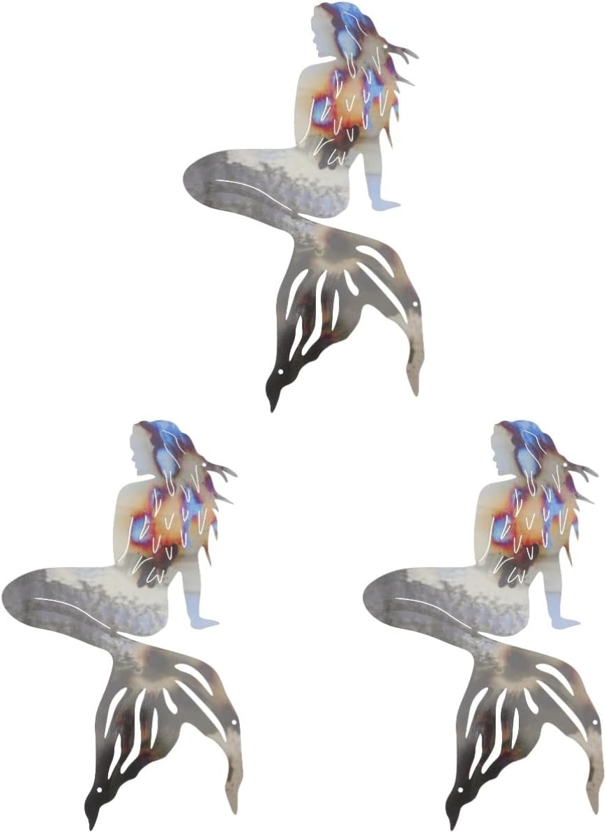 Cabilock 3pcs Vintage Style Hanging Retro Garden Art Room Party