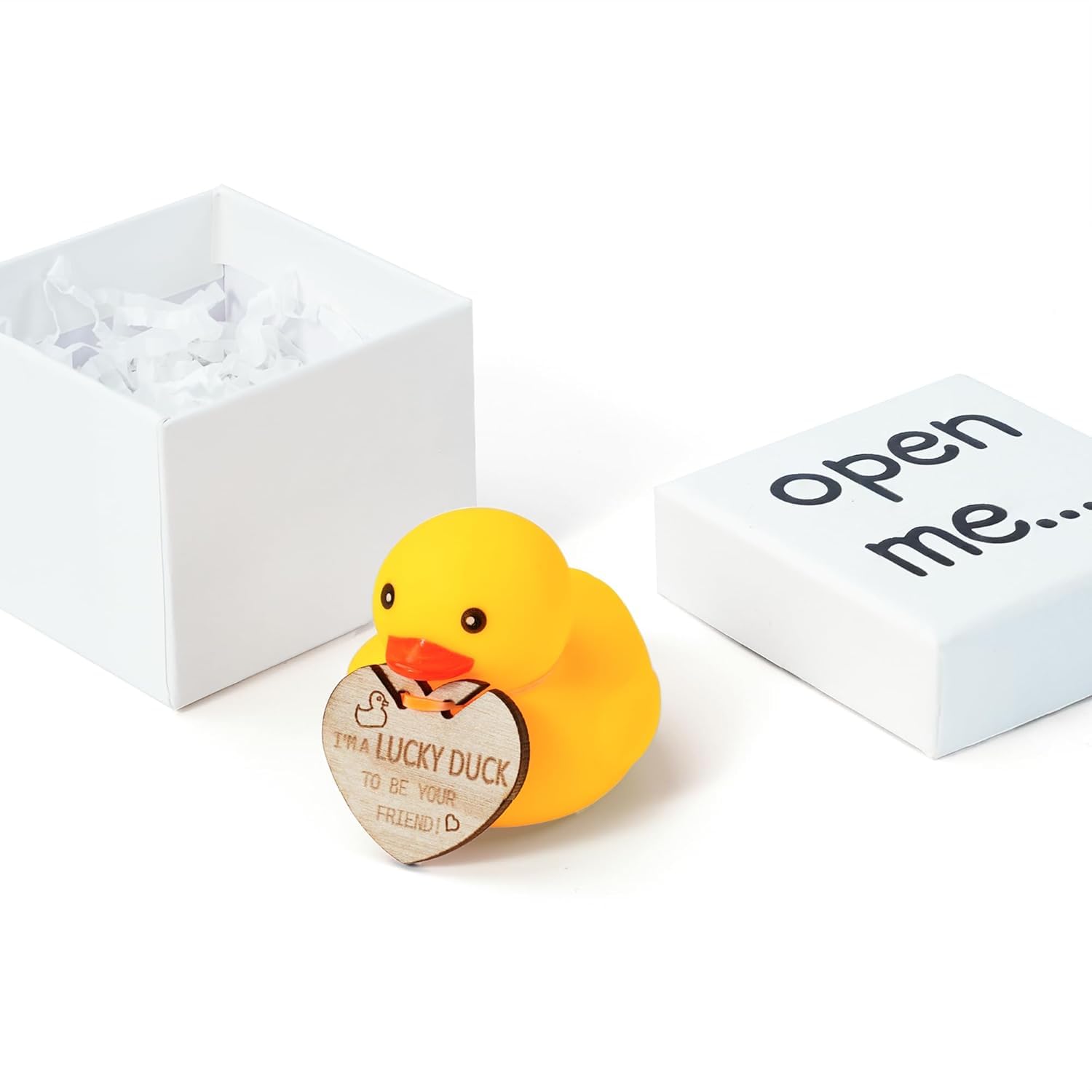 Amazon.com: funfeel Lucky Duck, Mini Rubber Duck Gift Set - with