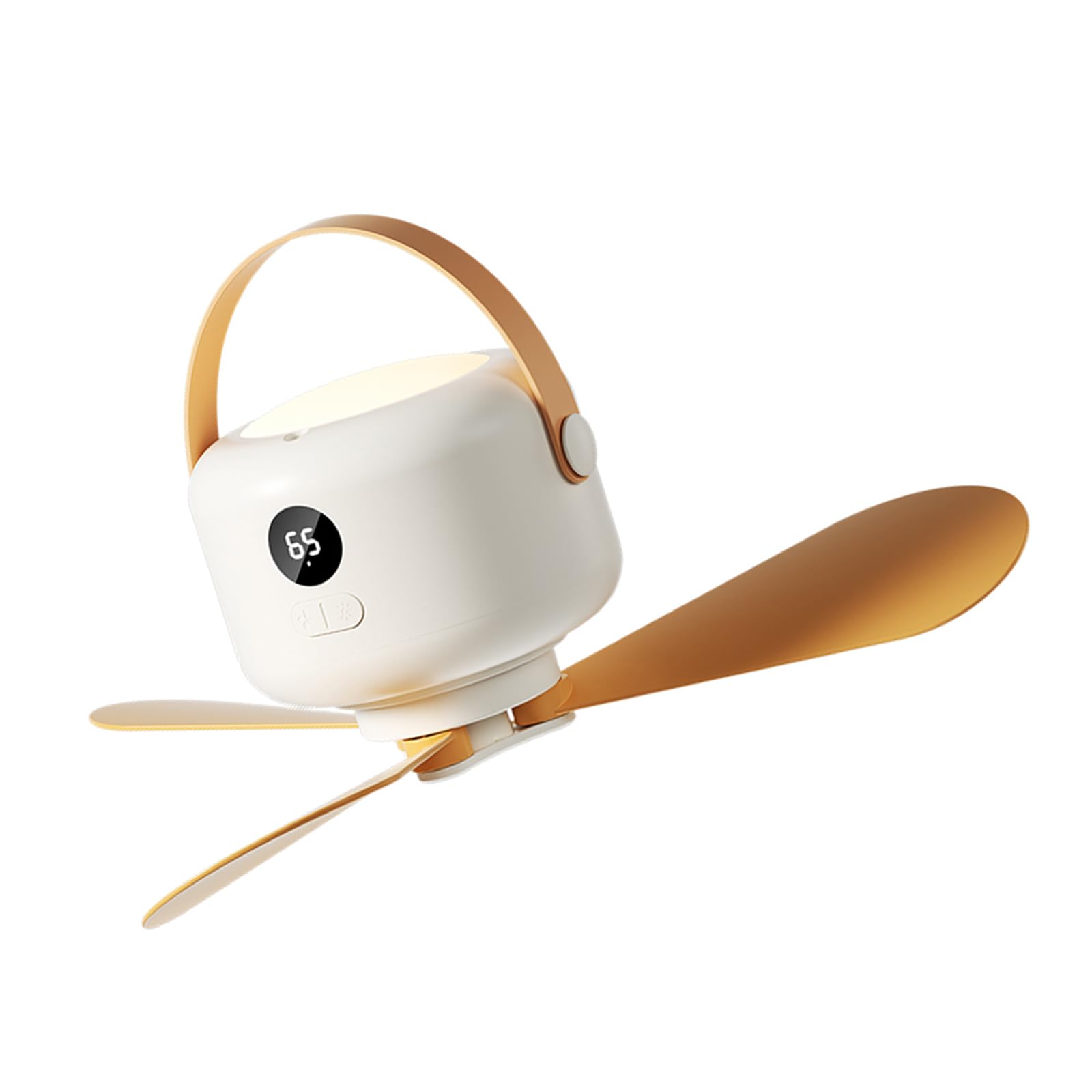 Ventilatore da soffitto staccabile foglie 3600mAh 7200mah batteria telecomando illuminazione regolabile per tende da campeggio all'aperto ventilatore tenda da campeggio