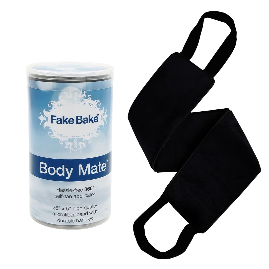 Fake Bake Body Mate Self-Tanning Applicator | Tan Your Back with Ease | Machine Washable | Easily Apply Lotions and Tanner | Reusable Self-Tan Mitt For Face & Body