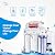 RCC1UP-AK 100GPD Under Sink 5-Stage Reverse Osmosis RO Drinking Filtration System and Water Filter for Sink with Alkaline Remineralization, Booster Pump and UV Ultraviolet Filter, White (With Pump)