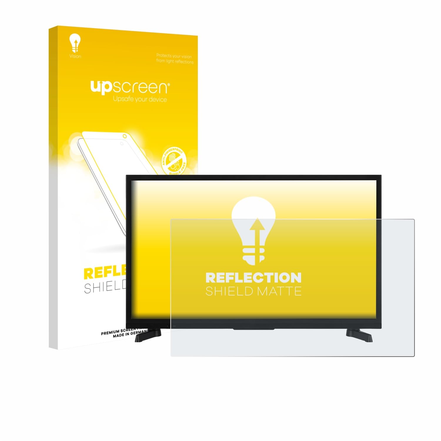 upscreen Schutzfolie für JVC LT-24VRH3555 | , Entspiegelter Displayschutz Made in Germany, Anti-Reflex Displayschutz-Folie Matt Anti-Fingerprint