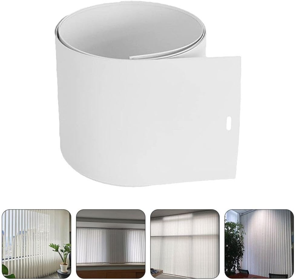 VOSAREA 10pcs Vertical Blinds Replacement Slats for Easy to Install Curtain Parts Repair for Vertical Window Shades