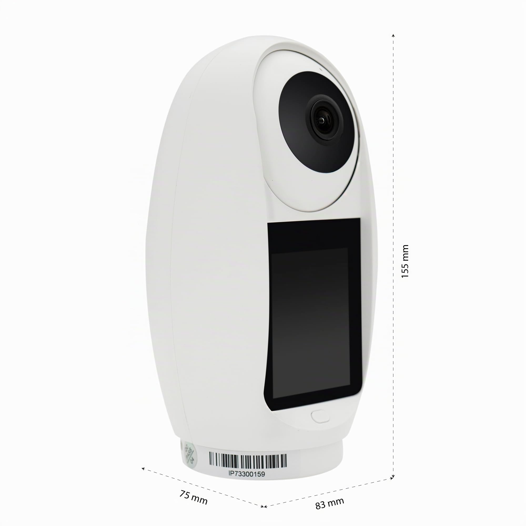 PNI IP733 Caméra de Surveillance vidéo 3 MP, Audio et vidéo bidirectionnel, avec Bouton d'appel Bluetooth, écran, Fonction babyphone