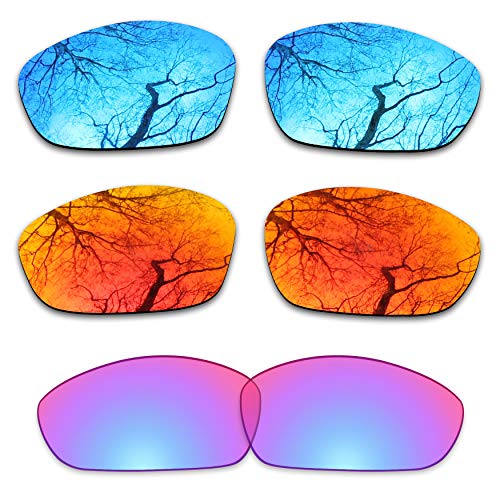 ToughAsNails 3 Pair Polarized Replacement Lenses for Oakley Straight Jacket 2007 Pack-IFG7