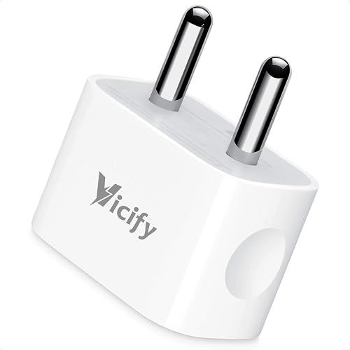 Vicify 5V 1A Charger 100% Certified and Made for iPhones | Consistent Safe Charging | Single USB Mini Dock