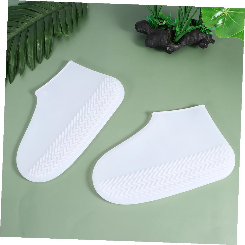 Cubrezapatos de silicón SUPVOX, durable, antideslizante, para lluvia y nieve, reutilizable, fácil de limpiar miniatura 5